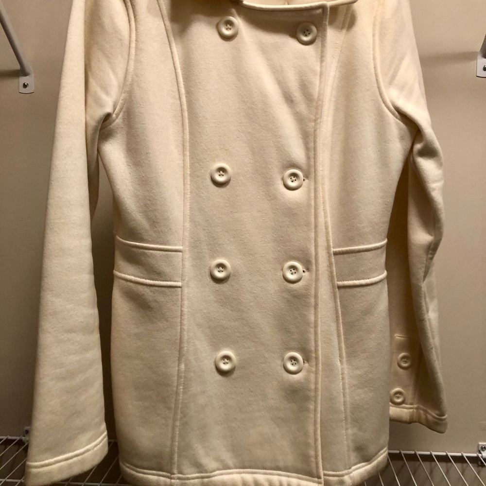 Women’s Cream Peacoat